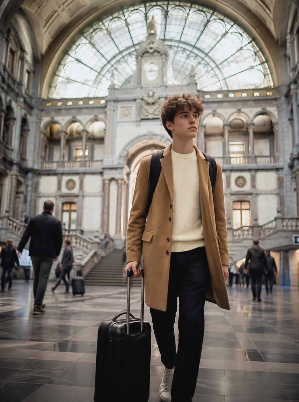 A globally mobile student looking toward a new destination